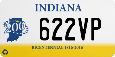 IN license plate 622VP