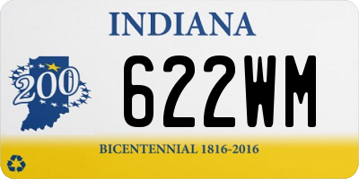 IN license plate 622WM