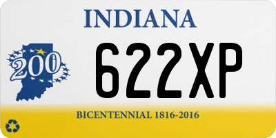 IN license plate 622XP