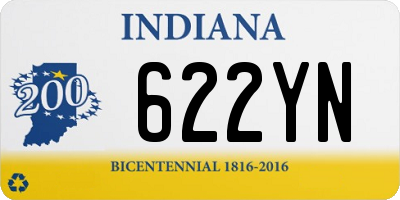 IN license plate 622YN