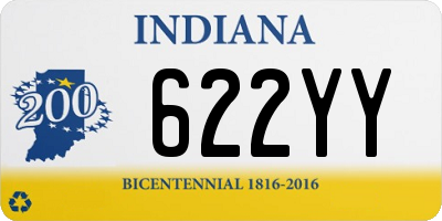 IN license plate 622YY