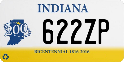 IN license plate 622ZP