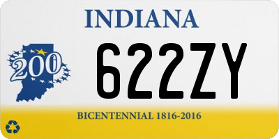 IN license plate 622ZY