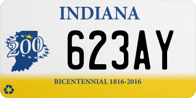 IN license plate 623AY
