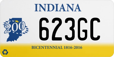 IN license plate 623GC