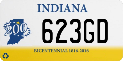 IN license plate 623GD