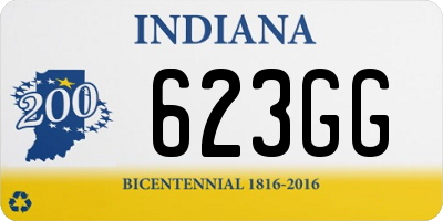 IN license plate 623GG