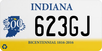 IN license plate 623GJ