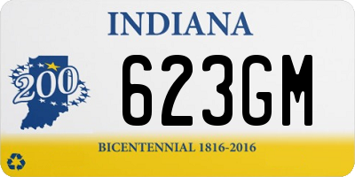 IN license plate 623GM