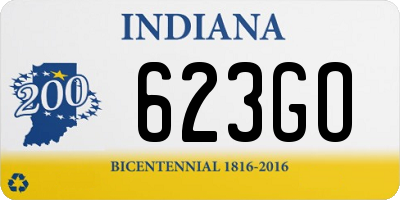 IN license plate 623GO