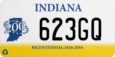 IN license plate 623GQ