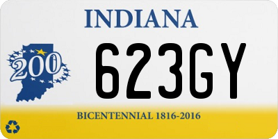 IN license plate 623GY