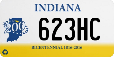 IN license plate 623HC