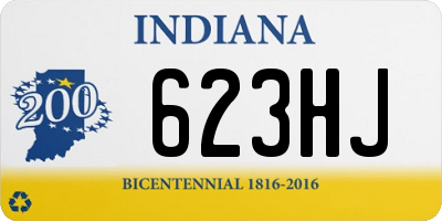 IN license plate 623HJ