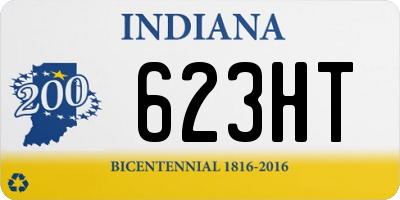 IN license plate 623HT