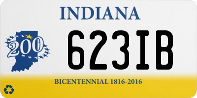 IN license plate 623IB