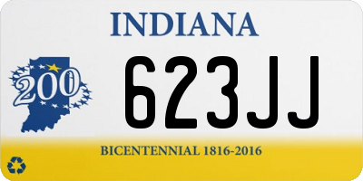 IN license plate 623JJ