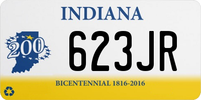 IN license plate 623JR