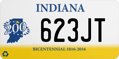 IN license plate 623JT