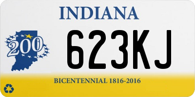 IN license plate 623KJ