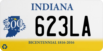 IN license plate 623LA