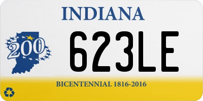 IN license plate 623LE