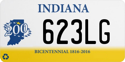 IN license plate 623LG