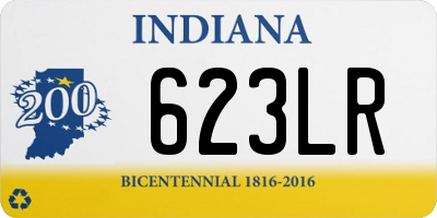 IN license plate 623LR