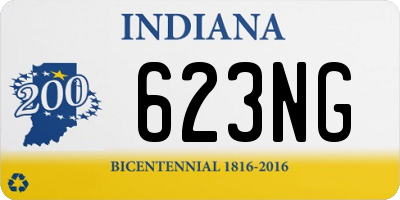 IN license plate 623NG