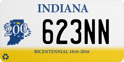 IN license plate 623NN