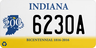 IN license plate 623OA