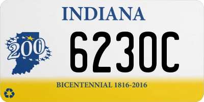 IN license plate 623OC