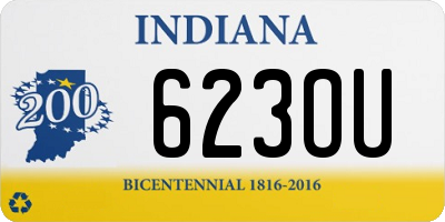 IN license plate 623OU