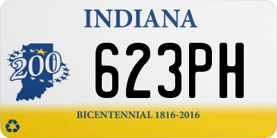 IN license plate 623PH