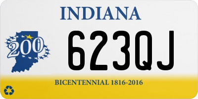 IN license plate 623QJ