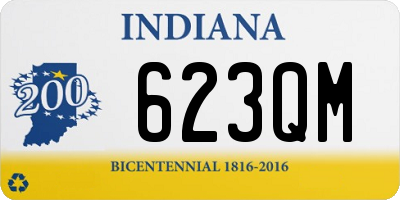 IN license plate 623QM