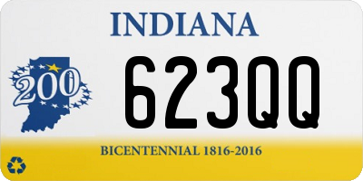 IN license plate 623QQ