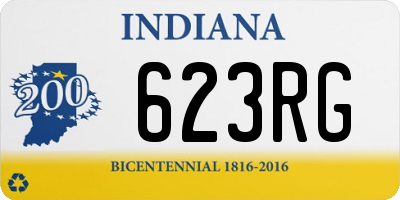 IN license plate 623RG