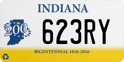 IN license plate 623RY