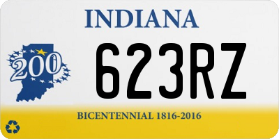 IN license plate 623RZ