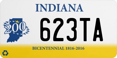 IN license plate 623TA