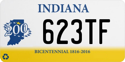 IN license plate 623TF