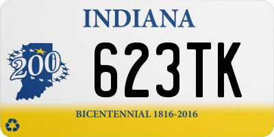 IN license plate 623TK