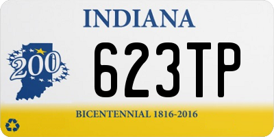 IN license plate 623TP