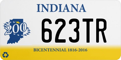 IN license plate 623TR