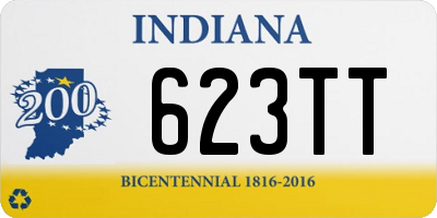 IN license plate 623TT