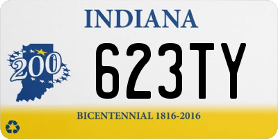 IN license plate 623TY