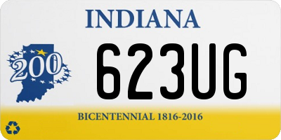 IN license plate 623UG