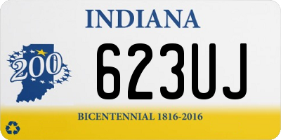 IN license plate 623UJ