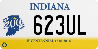 IN license plate 623UL